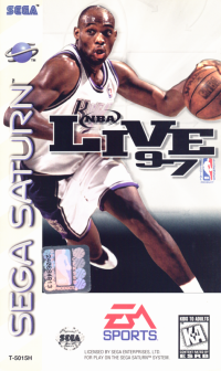 NBA Live '97 PAL Sega Saturn PAL box art
